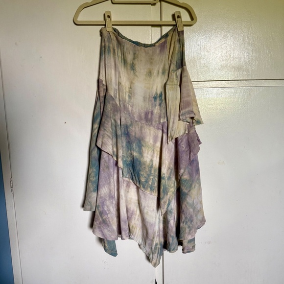 Vintage Z Cavaricci Tiered Midi Skirt Size Medium - Picture 5 of 10